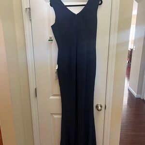 Dress the Population Midnight Blue Dress NWT